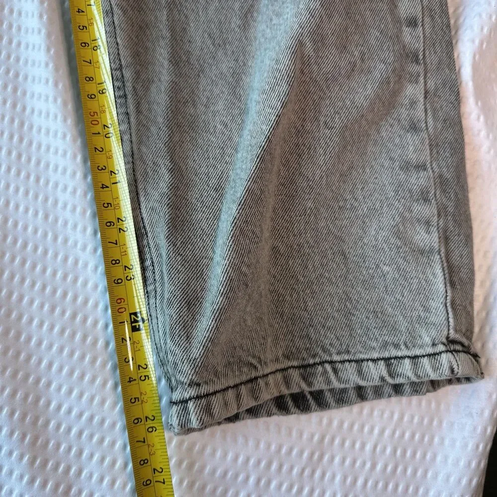 Empire Relaxed baggy jean black Distressed denim Mens size 30Wide Leg